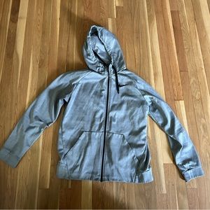 Used Men’s Gray Nike Zip-Up with hood Size Large